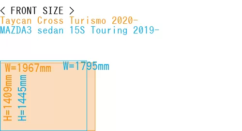 #Taycan Cross Turismo 2020- + MAZDA3 sedan 15S Touring 2019-